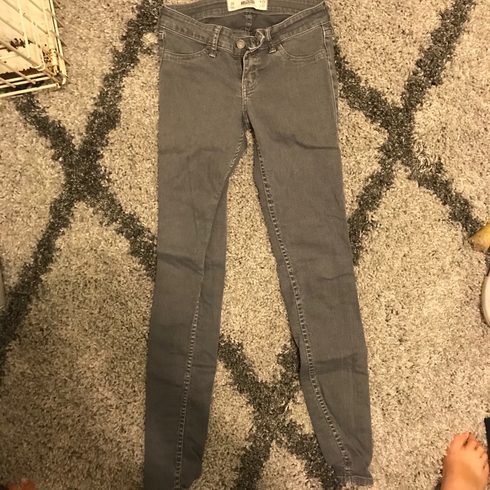hollister grey jeans